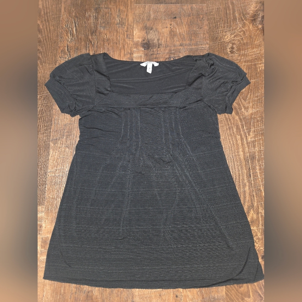 Speechless Black Womens Square Neck Size Med.